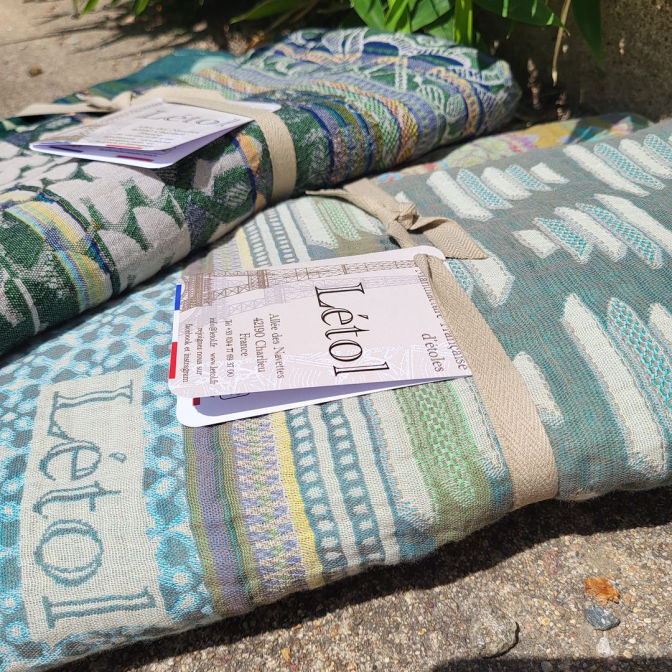 LÉTOL organic cotton scarves